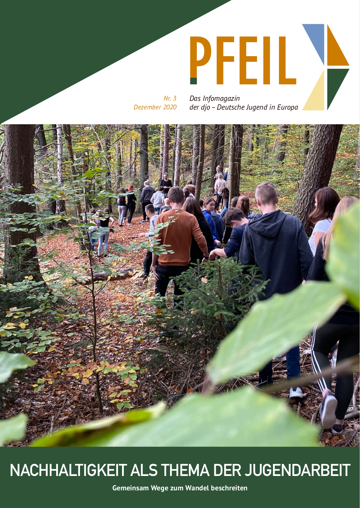 Cover der Verbandszeitschrift PFEIL Dezember 2020